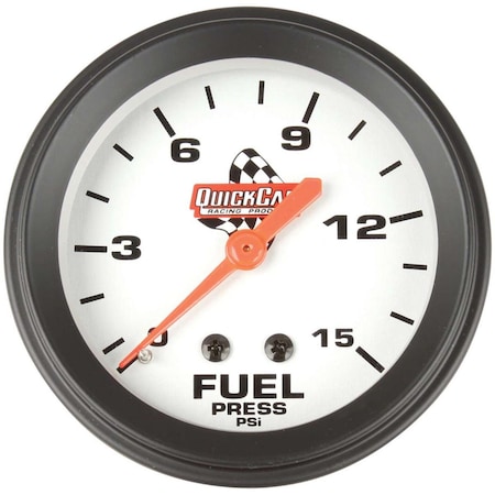 Powerhouse 2.62 in. Fuel Pressure Gauge - 0-15 PSI PO3620850